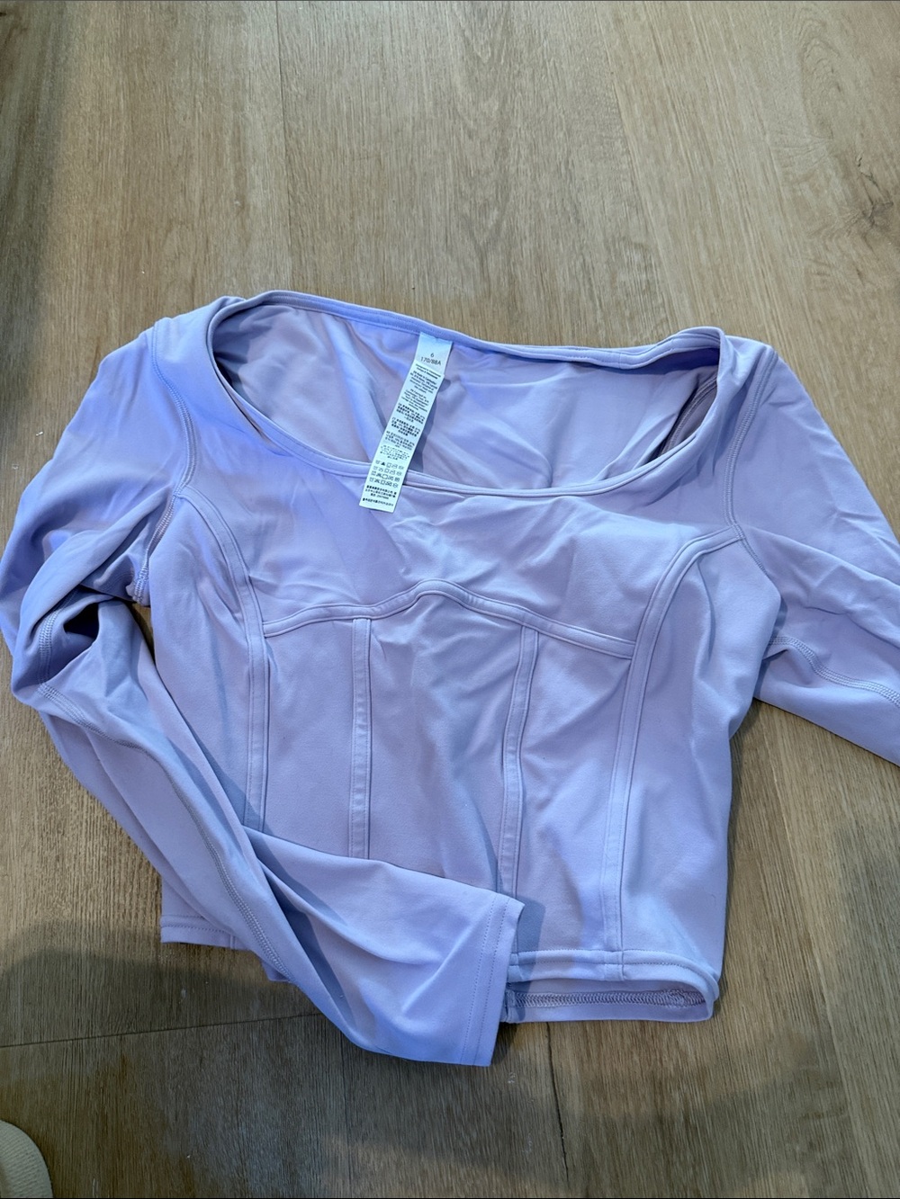 Lululemon Lilac Waist-Seamed Nulu Long-Sleeve Shirt